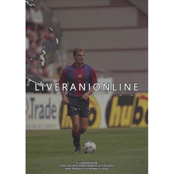 TORNEO DI AMSTERDAM 2000-2001 BARCELLONA LAZIO NELLA FOTO RONALD DE BOER AG ALDO LIVERANI SAS