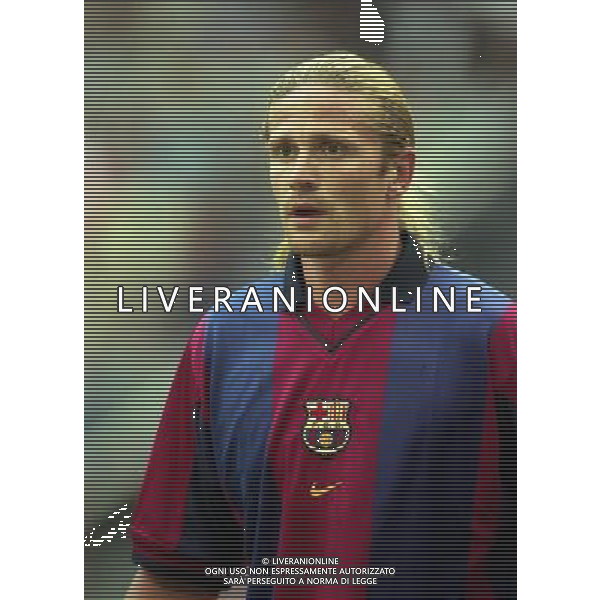 TORNEO DI AMSTERDAM 2000-2001 BARCELLONA LAZIO NELLA FOTO EMMANUEL PETIT AG ALDO LIVERANI SAS