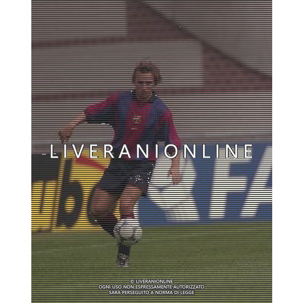 TORNEO DI AMSTERDAM 2000-2001 BARCELLONA LAZIO NELLA FOTO Boudewijn Zenden AG ALDO LIVERANI SAS