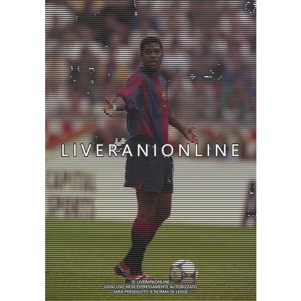 TORNEO DI AMSTERDAM 2000-2001 BARCELLONA LAZIO NELLA FOTO PATRICK KLUIVERT AG ALDO LIVERANI SAS