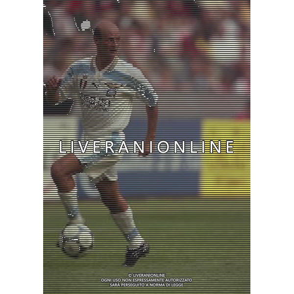 TORNEO DI AMSTERDAM 2000-2001 BARCELLONA LAZIO NELLA FOTO ATTILIO LOMBARDO AG ALDO LIVERANI SAS