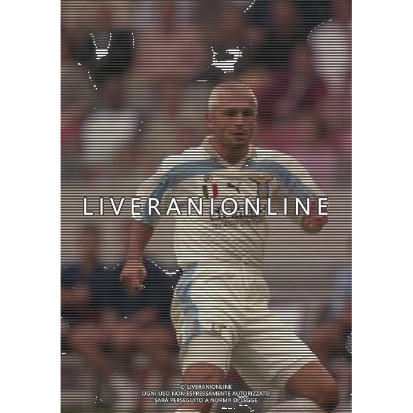 TORNEO DI AMSTERDAM 2000-2001 BARCELLONA LAZIO NELLA FOTO FABRIZIO RAVANELLI AG ALDO LIVERANI SAS
