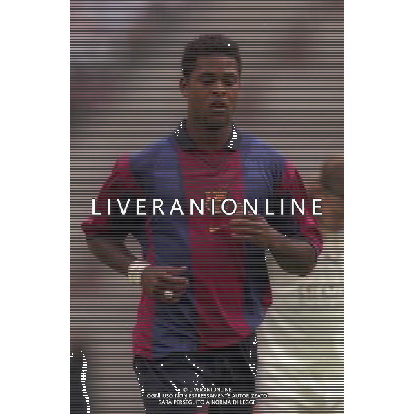 TORNEO DI AMSTERDAM 2000-2001 BARCELLONA LAZIO NELLA FOTO PATRICK KLUIVERT AG ALDO LIVERANI SAS