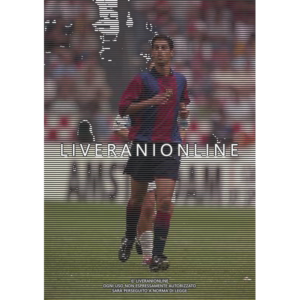 TORNEO DI AMSTERDAM 2000-2001 BARCELLONA LAZIO NELLA FOTO Gerard L—pez AG ALDO LIVERANI SAS