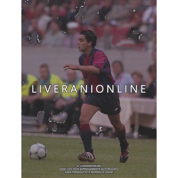 TORNEO DI AMSTERDAM 2000-2001 BARCELLONA LAZIO NELLA FOTO XAVI AG ALDO LIVERANI SAS
