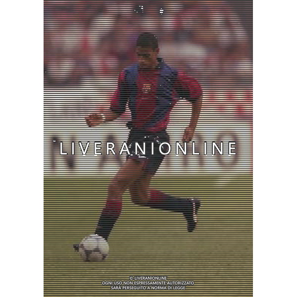 TORNEO DI AMSTERDAM 2000-2001 BARCELLONA LAZIO NELLA FOTO MICHAEL REIZIGER AG ALDO LIVERANI SAS