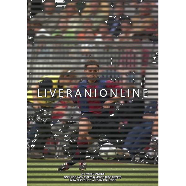 TORNEO DI AMSTERDAM 2000-2001 BARCELLONA LAZIO NELLA FOTO MARC OVERMARS AG ALDO LIVERANI SAS