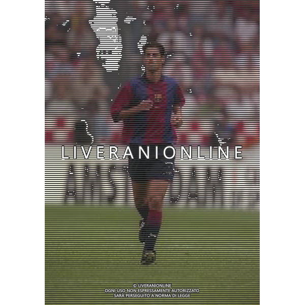 TORNEO DI AMSTERDAM 2000-2001 BARCELLONA LAZIO NELLA FOTO Gerard L—pez AG ALDO LIVERANI SAS