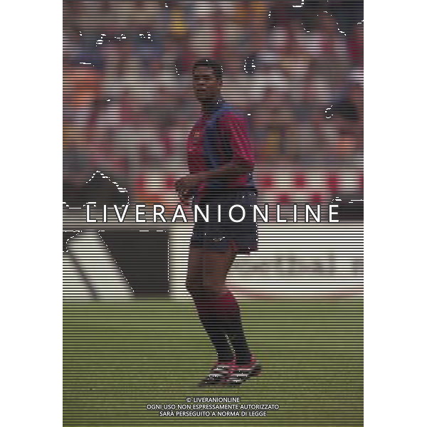 TORNEO DI AMSTERDAM 2000-2001 BARCELLONA LAZIO NELLA FOTO PATRICK KLUIVERT AG ALDO LIVERANI SAS