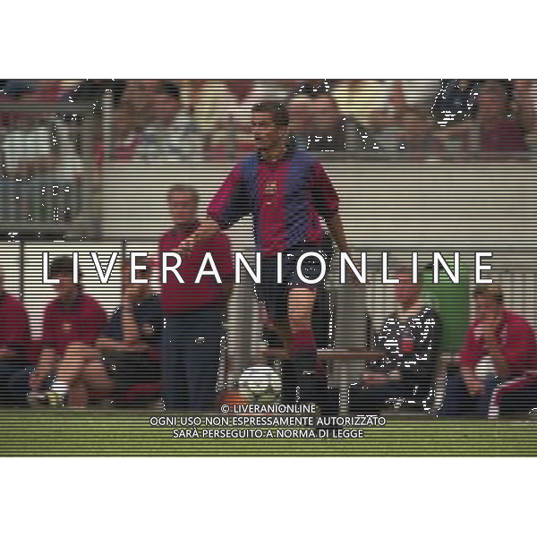 TORNEO DI AMSTERDAM 2000-2001 BARCELLONA LAZIO NELLA FOTO PHILIP COCU AG ALDO LIVERANI SAS