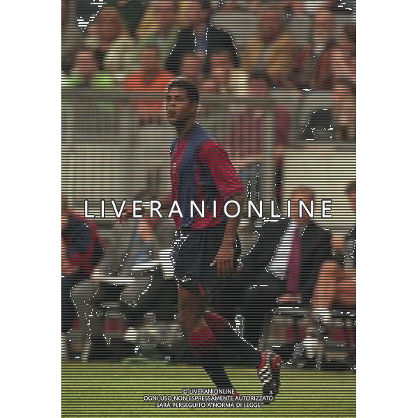 TORNEO DI AMSTERDAM 2000-2001 BARCELLONA LAZIO NELLA FOTO PARTICK KLUIVERT AG ALDO LIVERANI SAS