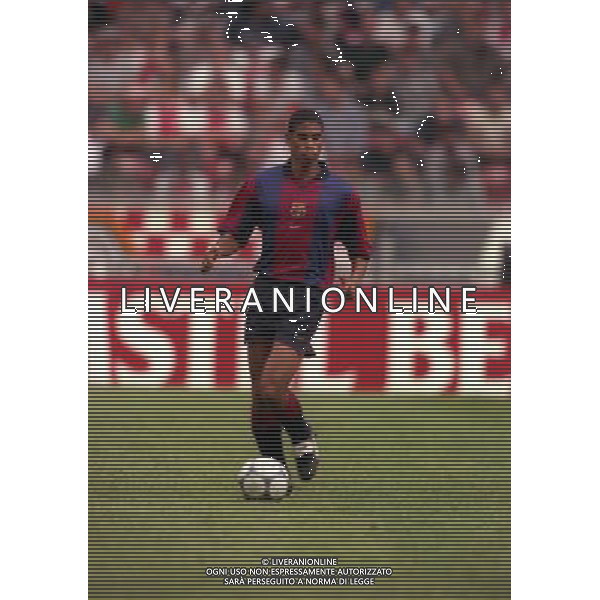 TORNEO DI AMSTERDAM 2000-2001 BARCELLONA LAZIO NELLA FOTO MICHEL REIZIGER AG ALDO LIVERANI SAS