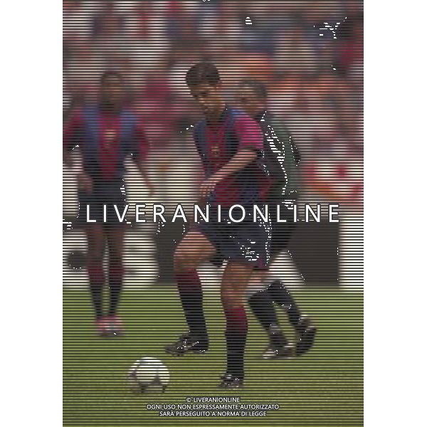 TORNEO DI AMSTERDAM 2000-2001 BARCELLONA LAZIO NELLA FOTO Gerard L—pez AG ALDO LIVERANI SAS