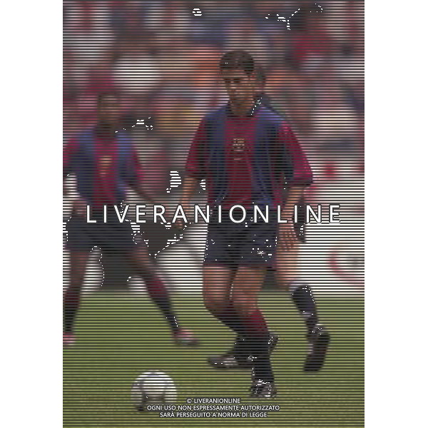TORNEO DI AMSTERDAM 2000-2001 BARCELLONA LAZIO NELLA FOTO Gerard L—pez AG ALDO LIVERANI SAS