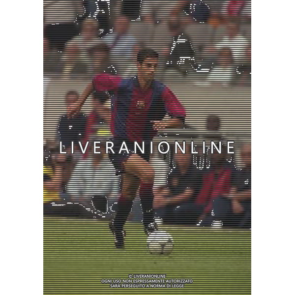TORNEO DI AMSTERDAM 2000-2001 BARCELLONA LAZIO NELLA FOTO Gerard L—pez AG ALDO LIVERANI SAS