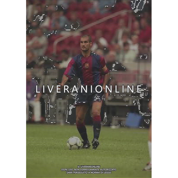 TORNEO DI AMSTERDAM 2000-2001 BARCELLONA LAZIO NELLA FOTO JOSEP GUARDIOLA AG ALDO LIVERANI SAS