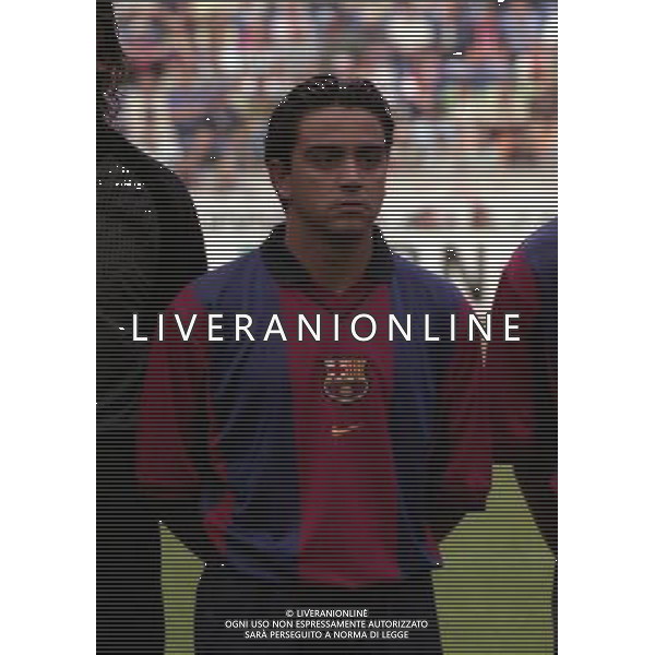 TORNEO DI AMSTERDAM 2000-2001 BARCELLONA LAZIO NELLA FOTO XAVI AG ALDO LIVERANI SAS