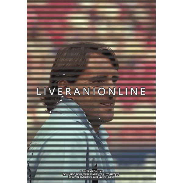TORNEO DI AMSTERDAM 2000-2001 BARCELLONA LAZIO NELLA FOTO ROBERTO MANCINI AG ALDO LIVERANI SAS