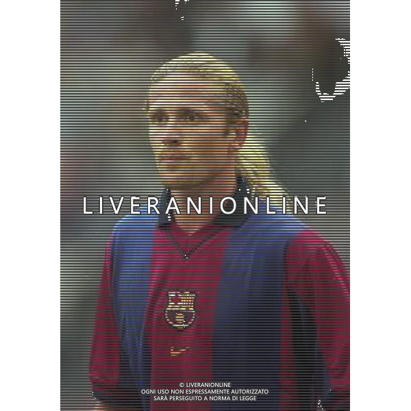 TORNEO DI AMSTERDAM 2000-2001 BARCELLONA LAZIO NELLA FOTO EMMANUEL PETIT AG ALDO LIVERANI SAS