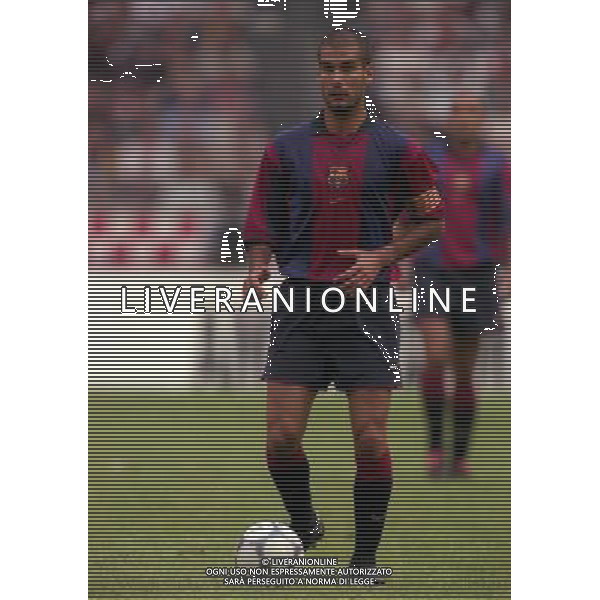 TORNEO DI AMSTERDAM 2000-2001 BARCELLONA LAZIO NELLA FOTO JOSEP GUARDIOLA AG ALDO LIVERANI SAS