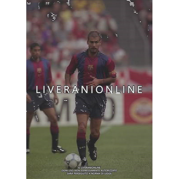 TORNEO DI AMSTERDAM 2000-2001 BARCELLONA LAZIO NELLA FOTO JOSEP GUARDIOLA AG ALDO LIVERANI SAS