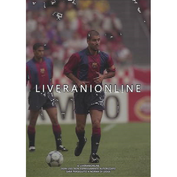 TORNEO DI AMSTERDAM 2000-2001 BARCELLONA LAZIO NELLA FOTO JOSEP GUARDIOLA AG ALDO LIVERANI SAS