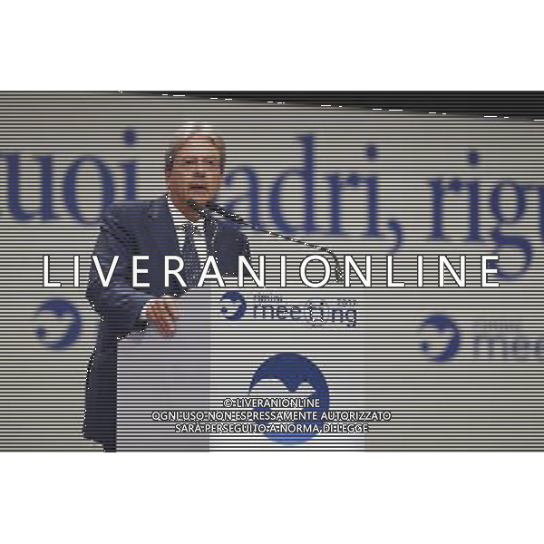 Rimini - XXXVIII Edizione Meeting per l\'Amicizia fra i Popoli 20/08/2017 nella foto: il presidente del consiglio Paolo Gentiloni ©Claudio Zamagni/Agenzia Aldo Liverani 
