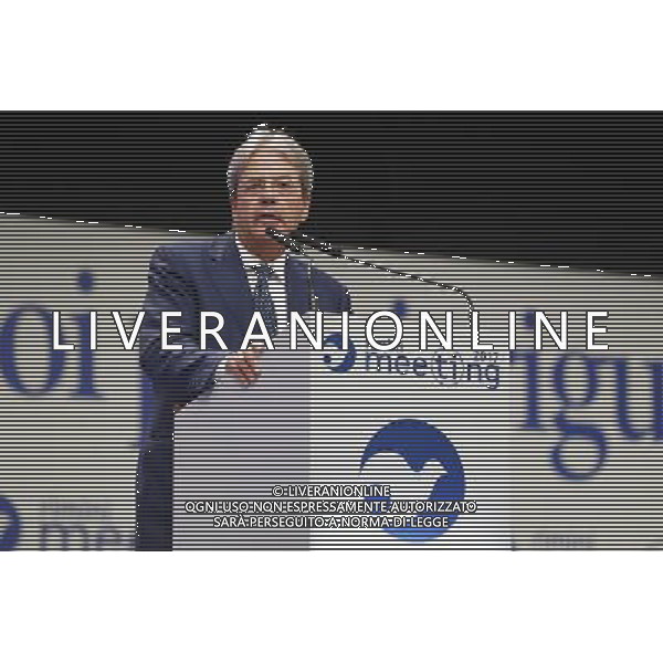 Rimini - XXXVIII Edizione Meeting per l\'Amicizia fra i Popoli 20/08/2017 nella foto: il presidente del consiglio Paolo Gentiloni ©Claudio Zamagni/Agenzia Aldo Liverani 