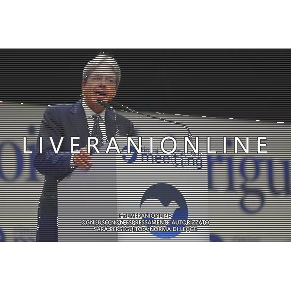 Rimini - XXXVIII Edizione Meeting per l\'Amicizia fra i Popoli 20/08/2017 nella foto: il presidente del consiglio Paolo Gentiloni ©Claudio Zamagni/Agenzia Aldo Liverani 
