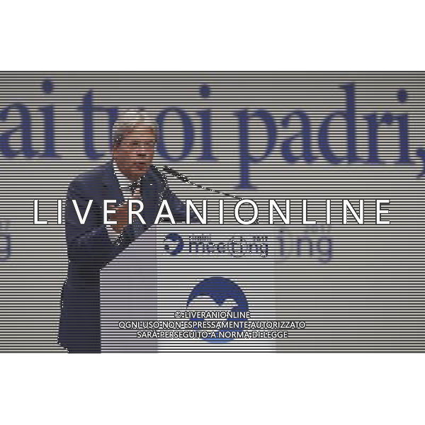 Rimini - XXXVIII Edizione Meeting per l\'Amicizia fra i Popoli 20/08/2017 nella foto: il presidente del consiglio Paolo Gentiloni ©Claudio Zamagni/Agenzia Aldo Liverani 