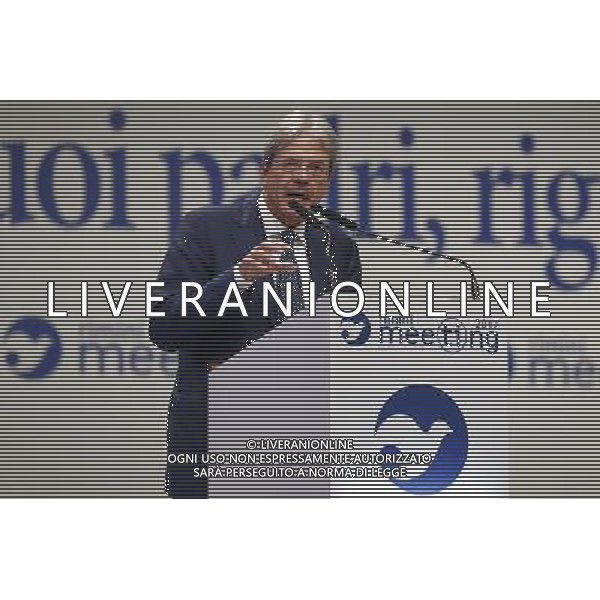 Rimini - XXXVIII Edizione Meeting per l\'Amicizia fra i Popoli 20/08/2017 nella foto: il presidente del consiglio Paolo Gentiloni ©Claudio Zamagni/Agenzia Aldo Liverani 