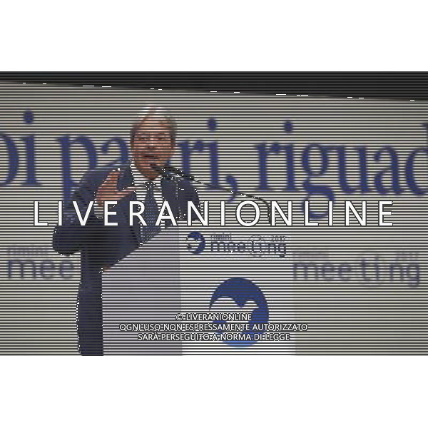 Rimini - XXXVIII Edizione Meeting per l\'Amicizia fra i Popoli 20/08/2017 nella foto: il presidente del consiglio Paolo Gentiloni ©Claudio Zamagni/Agenzia Aldo Liverani 