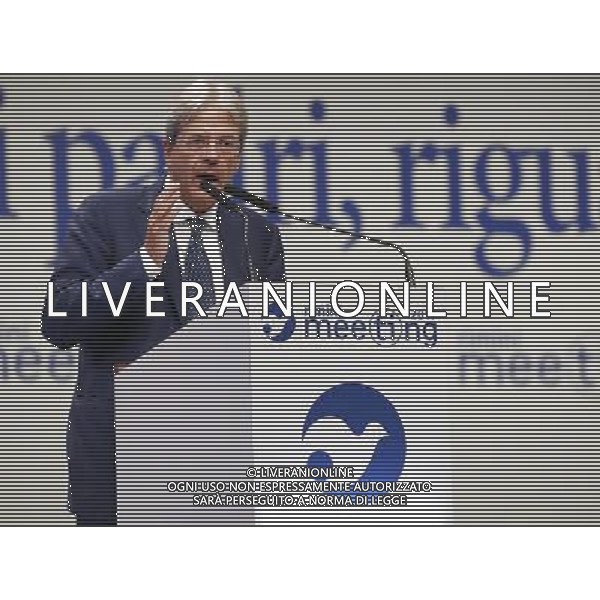 Rimini - XXXVIII Edizione Meeting per l\'Amicizia fra i Popoli 20/08/2017 nella foto: il presidente del consiglio Paolo Gentiloni ©Claudio Zamagni/Agenzia Aldo Liverani 
