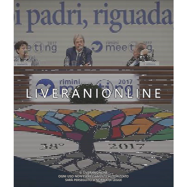 Rimini - XXXVIII Edizione Meeting per l\'Amicizia fra i Popoli 20/08/2017 nella foto:il presidente del consiglio Paolo Gentiloni ©Claudio Zamagni/Agenzia Aldo Liverani 