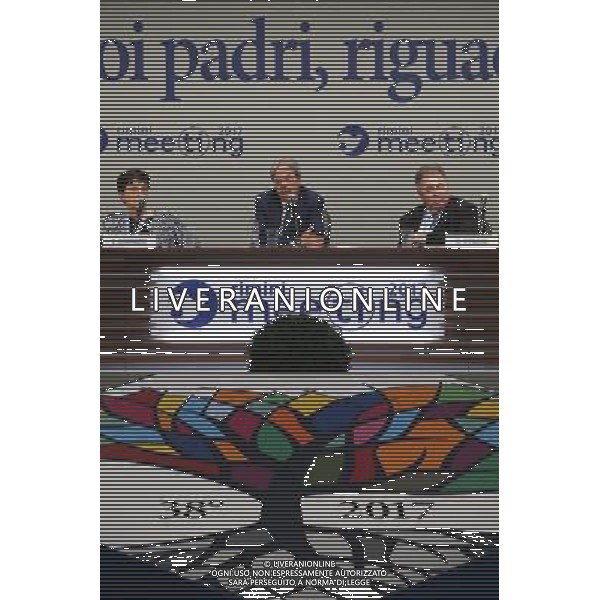 Rimini - XXXVIII Edizione Meeting per l\'Amicizia fra i Popoli 20/08/2017 nella foto: il presidente del consiglio Paolo Gentiloni ©Claudio Zamagni/Agenzia Aldo Liverani 