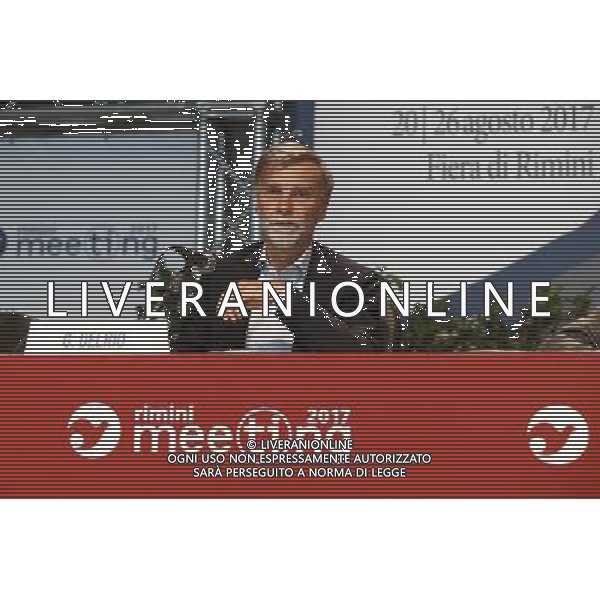 Rimini - XXXVIII Edizione Meeting per l\'Amicizia fra i Popoli 21/08/2017 nella foto: il Ministro delle Infrastrutture GRAZIANO DELRIO ©Claudio Zamagni/Agenzia Aldo Liverani 