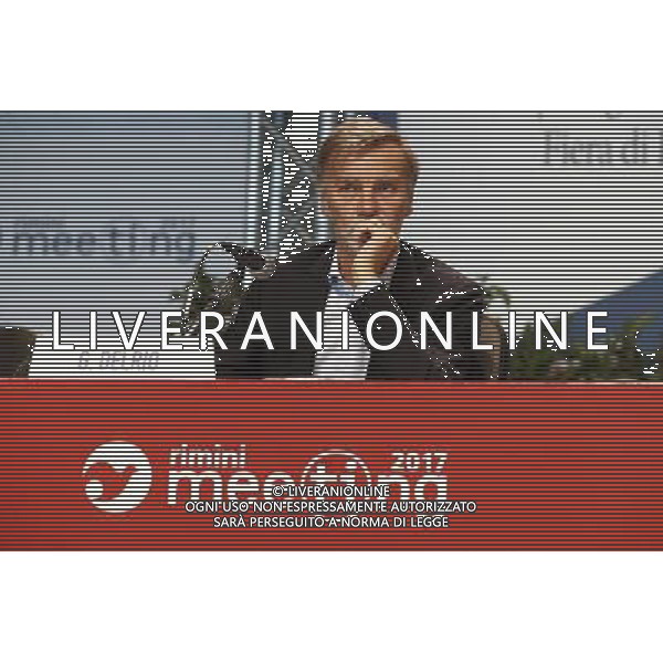 Rimini - XXXVIII Edizione Meeting per l\'Amicizia fra i Popoli 21/08/2017 nella foto: il Ministro delle Infrastrutture GRAZIANO DELRIO ©Claudio Zamagni/Agenzia Aldo Liverani 