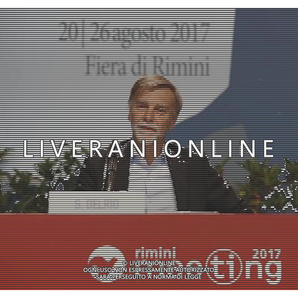 Rimini - XXXVIII Edizione Meeting per l\'Amicizia fra i Popoli 21/08/2017 nella foto: il Ministro delle Infrastrutture GRAZIANO DELRIO ©Claudio Zamagni/Agenzia Aldo Liverani 
