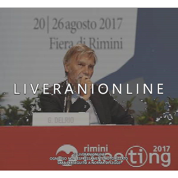 Rimini - XXXVIII Edizione Meeting per l\'Amicizia fra i Popoli 21/08/2017 nella foto: il Ministro delle Infrastrutture GRAZIANO DELRIO ©Claudio Zamagni/Agenzia Aldo Liverani 