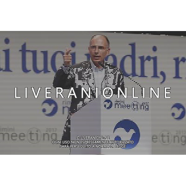 Rimini - XXXVIII Edizione Meeting per l\'Amicizia fra i Popoli 21/08/2017 nella foto: Enrico Letta ©Claudio Zamagni/Agenzia Aldo Liverani 