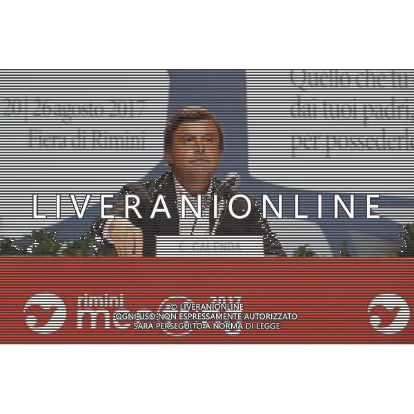 Rimini - XXXVIII Edizione Meeting per l\'Amicizia fra i Popoli 22/08/2017 nella foto: Carlo Calenda Ministro dello sviluppo economico Â©Claudio Zamagni/Agenzia Aldo Liverani 