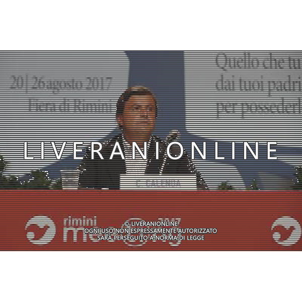 Rimini - XXXVIII Edizione Meeting per l\'Amicizia fra i Popoli 22/08/2017 nella foto: Carlo Calenda Ministro dello sviluppo economico Â©Claudio Zamagni/Agenzia Aldo Liverani 