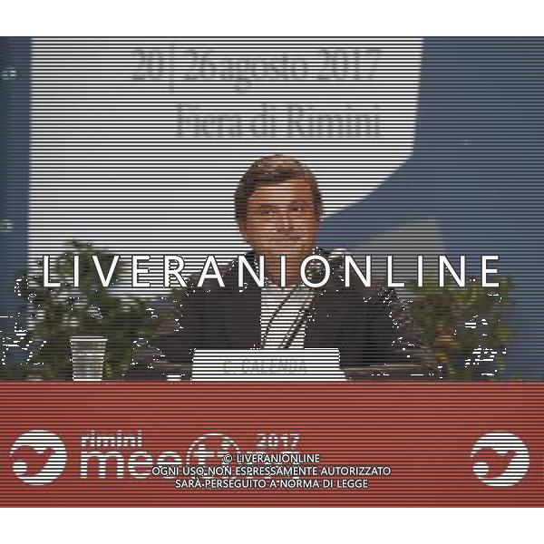 Rimini - XXXVIII Edizione Meeting per l\'Amicizia fra i Popoli 22/08/2017 nella foto: Carlo Calenda Ministro dello sviluppo economico Â©Claudio Zamagni/Agenzia Aldo Liverani 