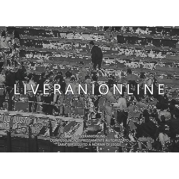 MILANO 20-03-1991 QUARTI DI FINALE DI COPPA UEFA INTER ATALANTA 2-0 NELLA FOTO INCIDENTI CON I TIFOSI AG ALDO LIVERANI SAS