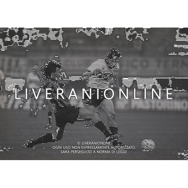 MILANO 20-03-1991 QUARTI DI FINALE DI COPPA UEFA INTER ATALANTA 2-0 NELLA FOTO NICOLA BERTI AG ALDO LIVERANI SAS