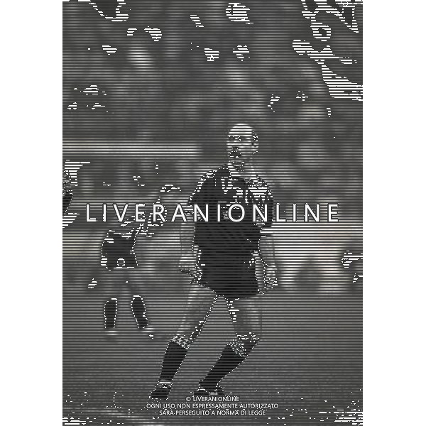 MILANO 20-03-1991 QUARTI DI FINALE DI COPPA UEFA INTER ATALANTA 2-0 NELLA FOTO ARBITRO JOSE DOS SANTOS AG ALDO LIVERANI SAS