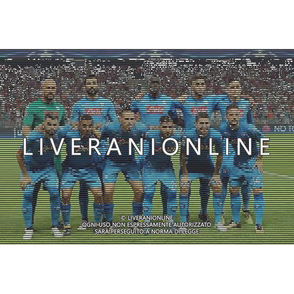 22-08-2017 NIZZA, NAPOLI PLAY OFF DI CHAMPIONS LEAGUE RITORNO NELLA FOTO: SQUADRA NAPOLI FOTO MOSCA, AG.LIVERANI