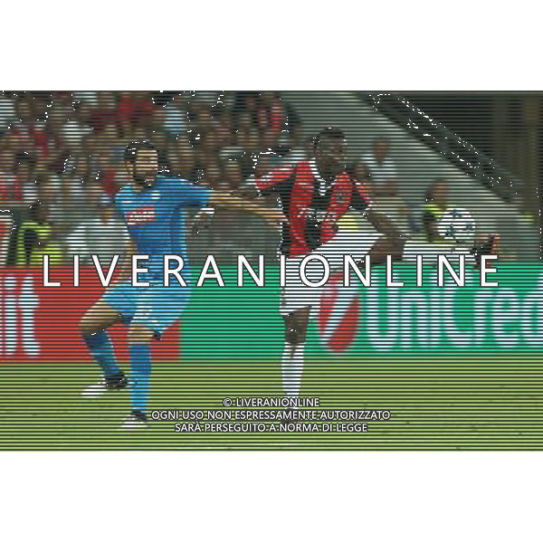 22-08-2017 NIZZA, NAPOLI PLAY OFF DI CHAMPIONS LEAGUE RITORNO NELLA FOTO: MARIO BALOTELLI, ALBIOL RAUL FOTO MOSCA, AG.LIVERANI