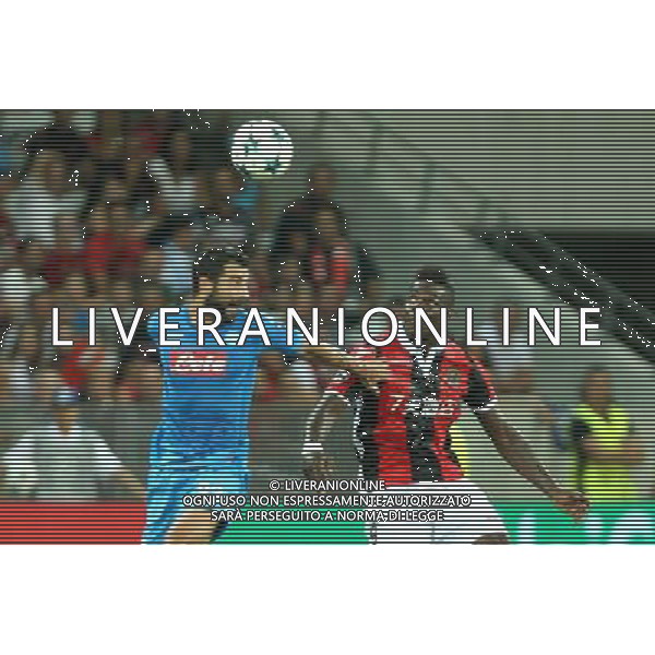 22-08-2017 NIZZA, NAPOLI PLAY OFF DI CHAMPIONS LEAGUE RITORNO NELLA FOTO: RAUL ALBIOL, BALOTELLI MARIO FOTO MOSCA, AG.LIVERANI