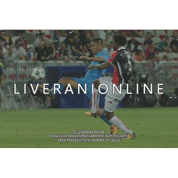 22-08-2017 NIZZA, NAPOLI PLAY OFF DI CHAMPIONS LEAGUE RITORNO NELLA FOTO: ALLAN, TAMAZE FOTO MOSCA, AG.LIVERANI
